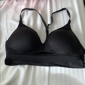 Black Victoria’s Secret no wire racerback bra